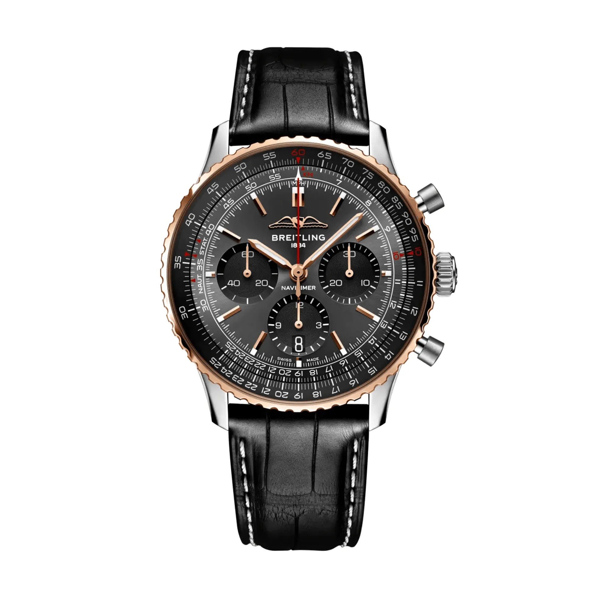 Breitling Navitimer B01 Chronograph Black Dial Watch, 43mm