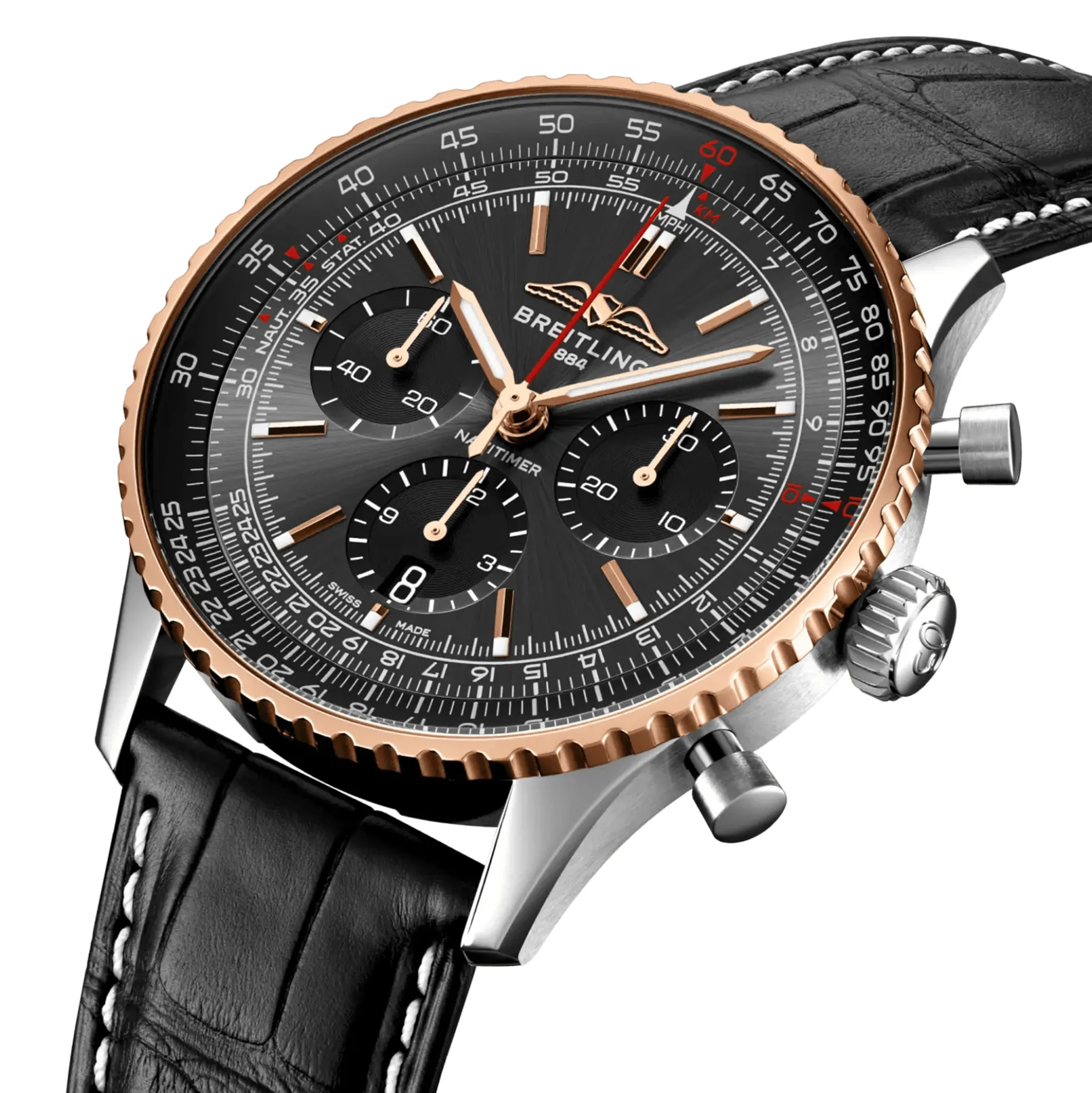 Breitling Navitimer B01 Chronograph Black Dial Watch, 43mm