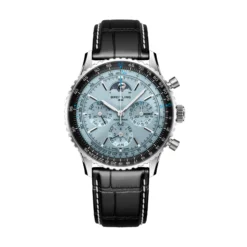 Breitling Navitimer B19 Chronograph Perpetual Calendar Ice-Blue Dial Watch, 43mm