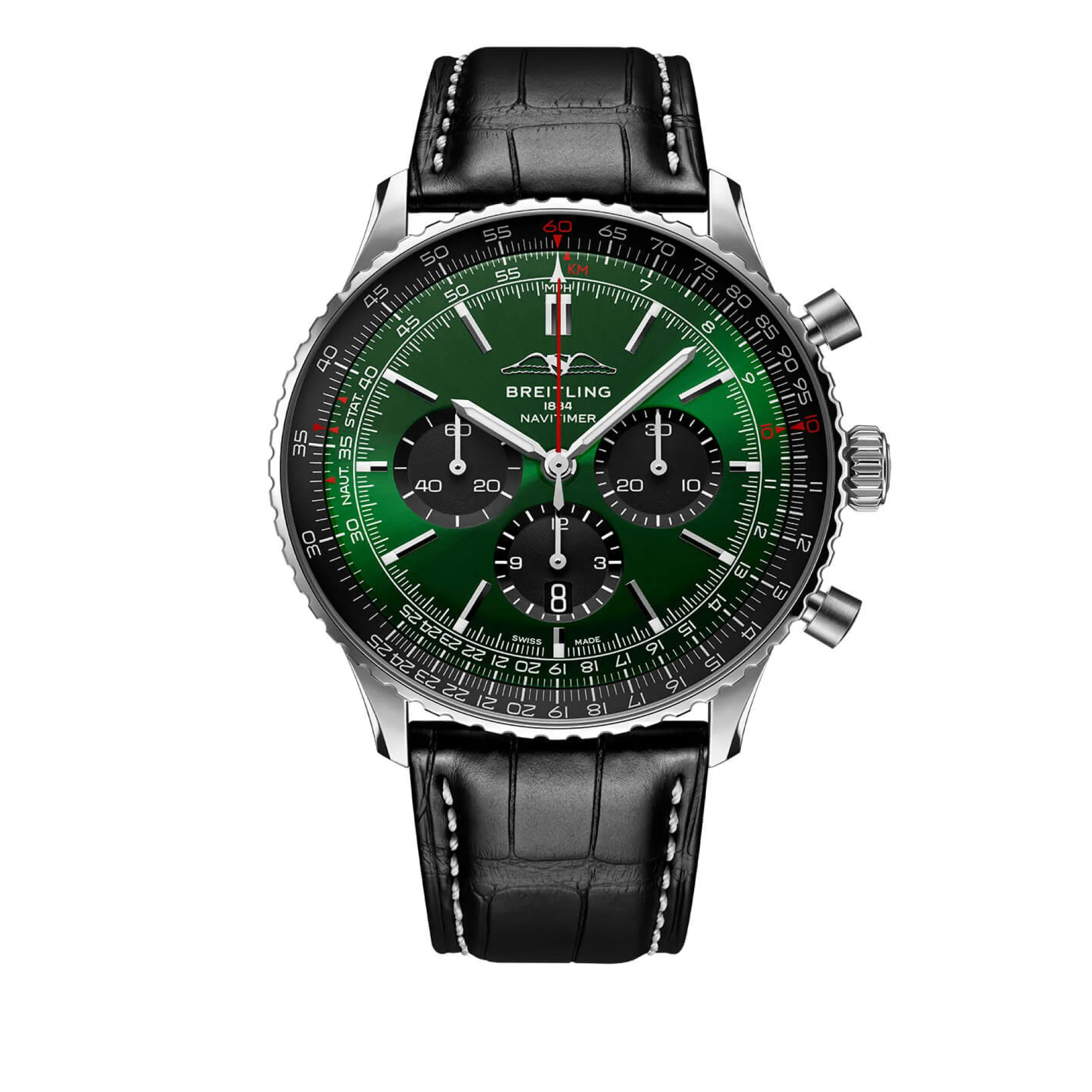 Breitling Navitimer B01 Chronograph 46 Green Dial Watch, 46mm