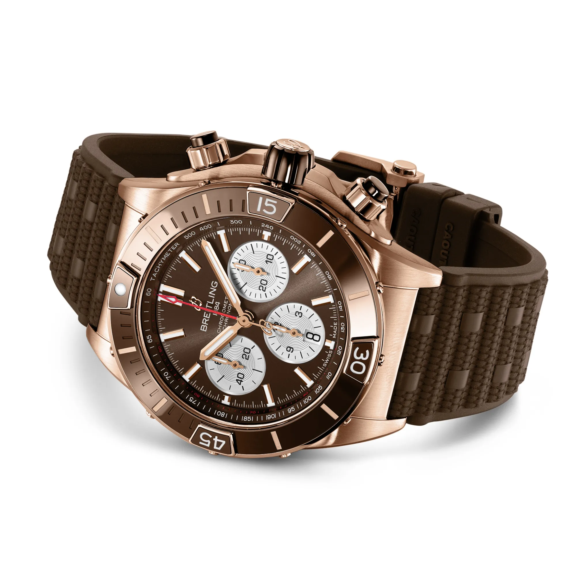 Breitling Super Chronomat B01 Brown Dial Watch, 44mm