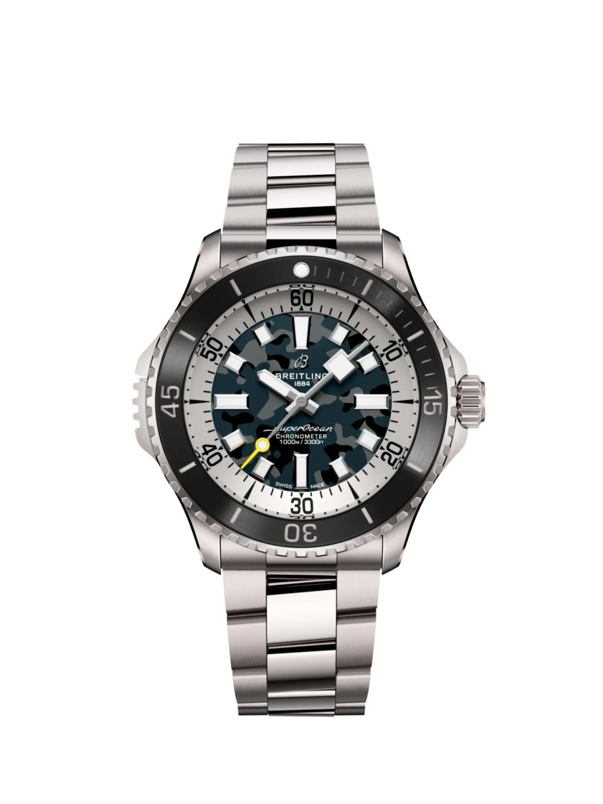 Breitling Superocean Automatic Super Diver Titanium Blue Dial Watch, 46 mm
