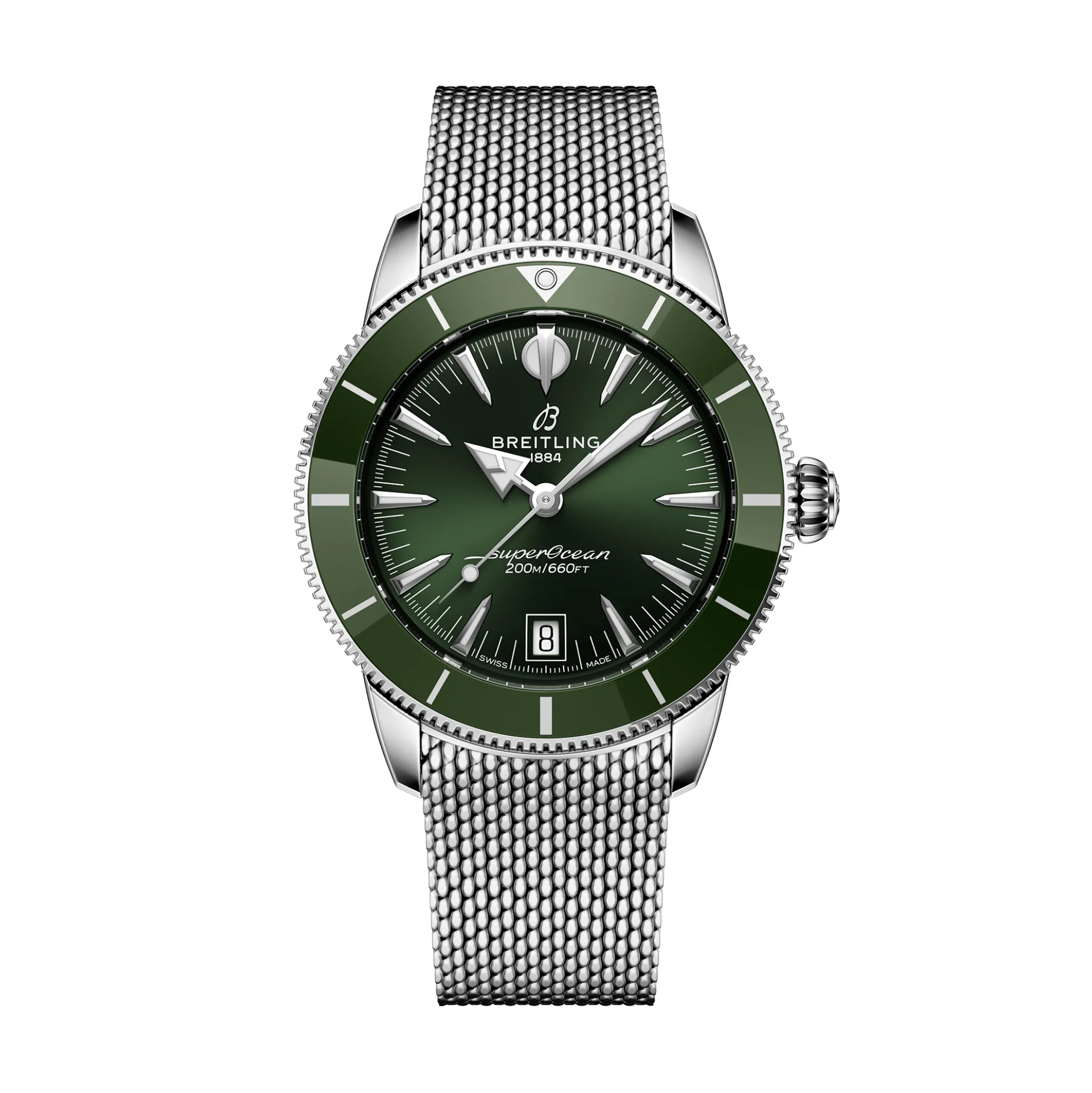 Breitling Superocean Heritage B31 Automatic Green Dial Watch, 40mm