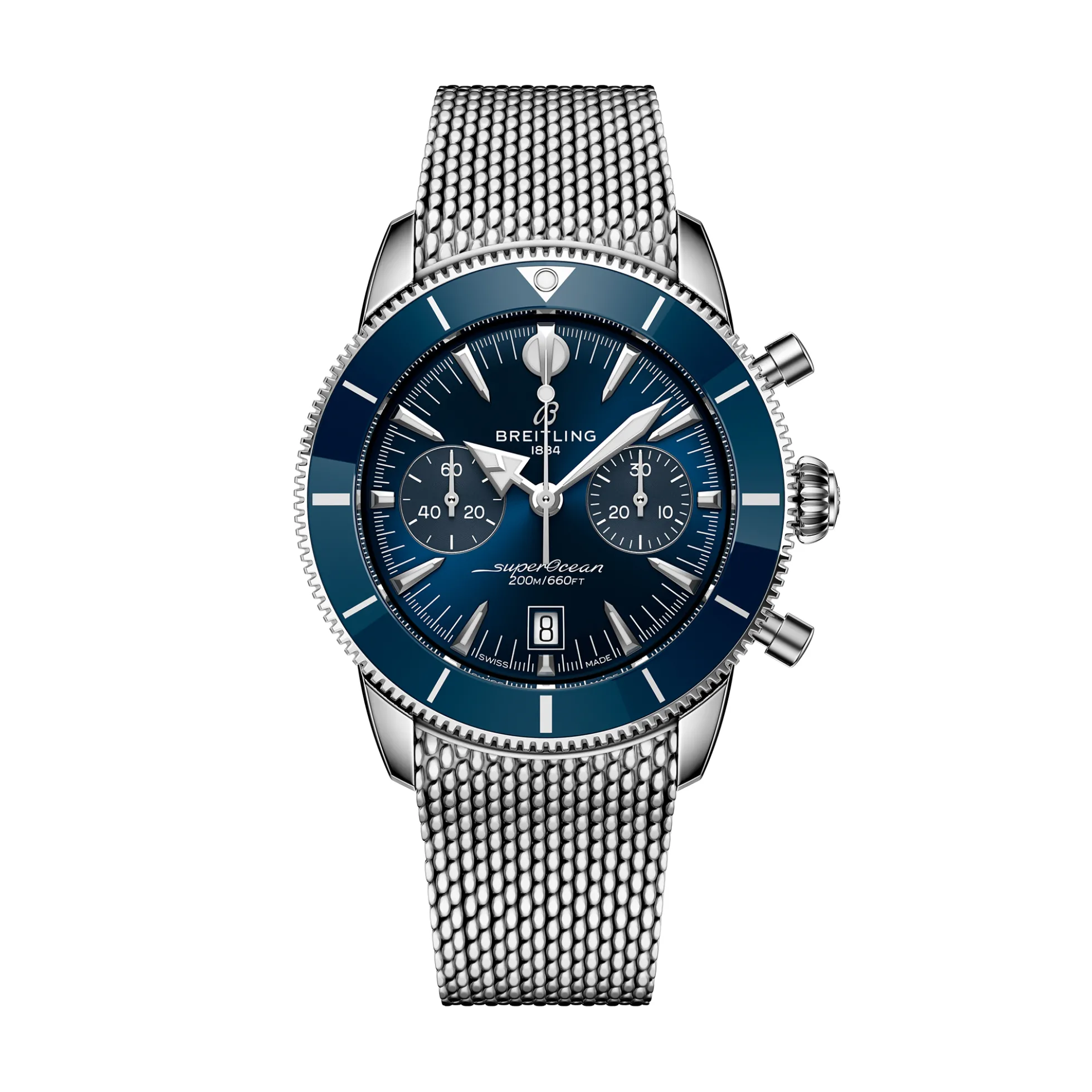 Breitling Superocean Heritage B01 Chronograph Blue Dial Watch, 42mm
