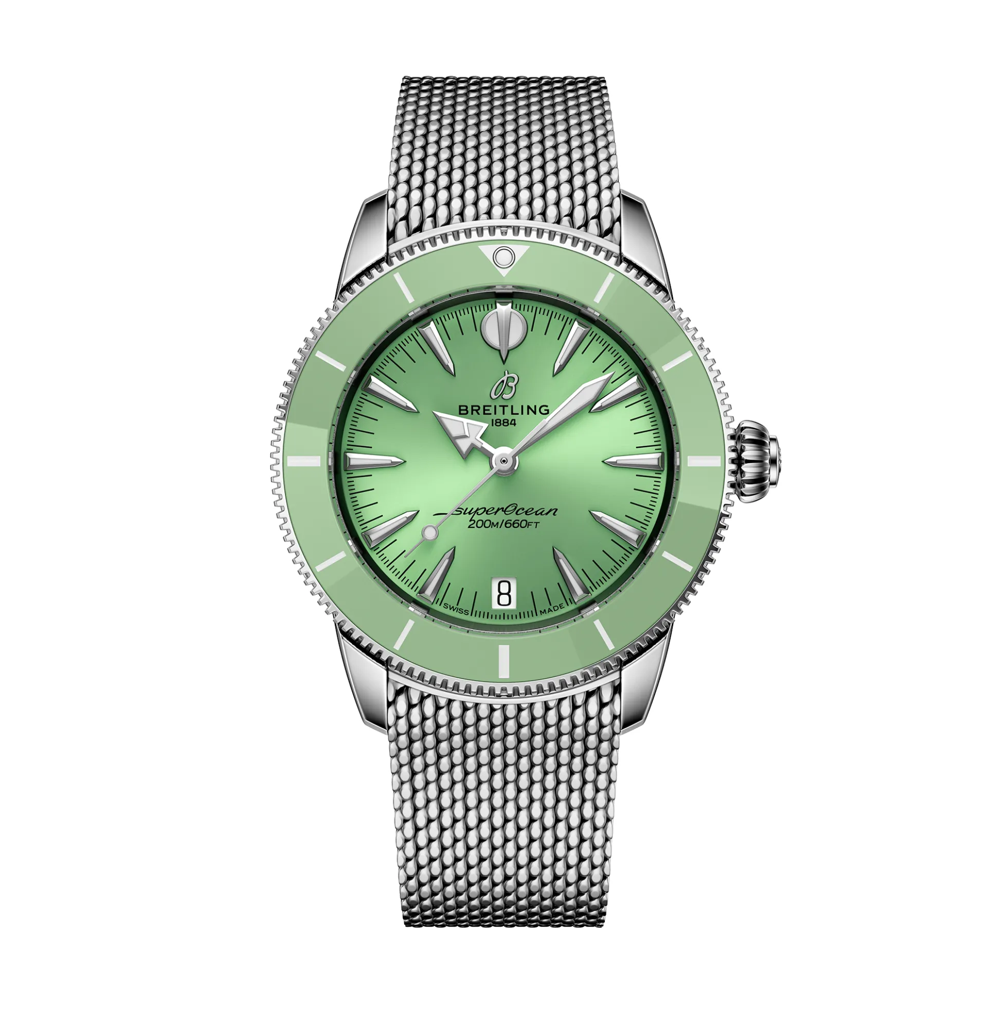 Breitling Superocean Heritage Automatic Green Dial Watch, 36mm