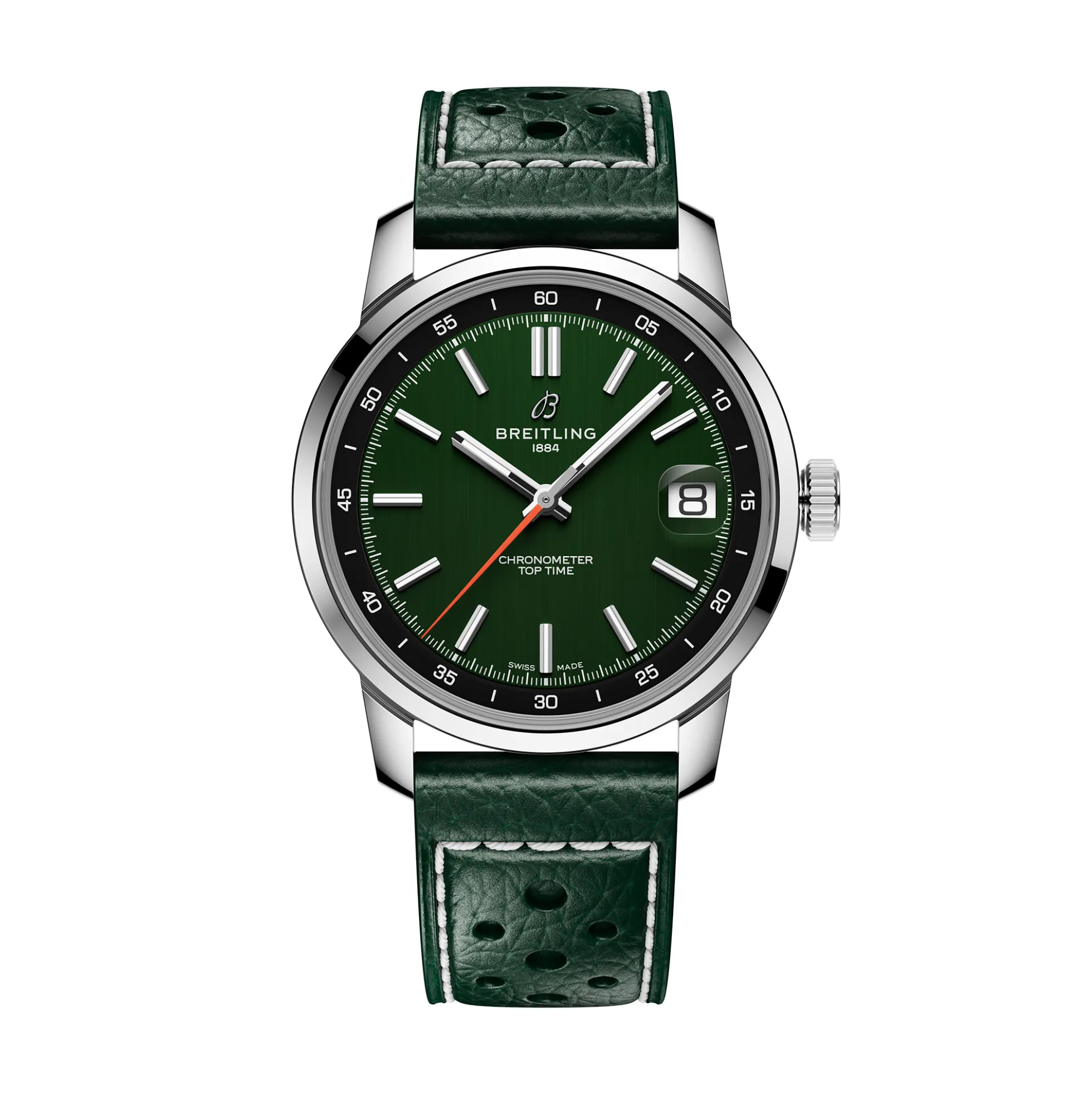 Breitling Top Time B31 Green Dial Watch, 38mm