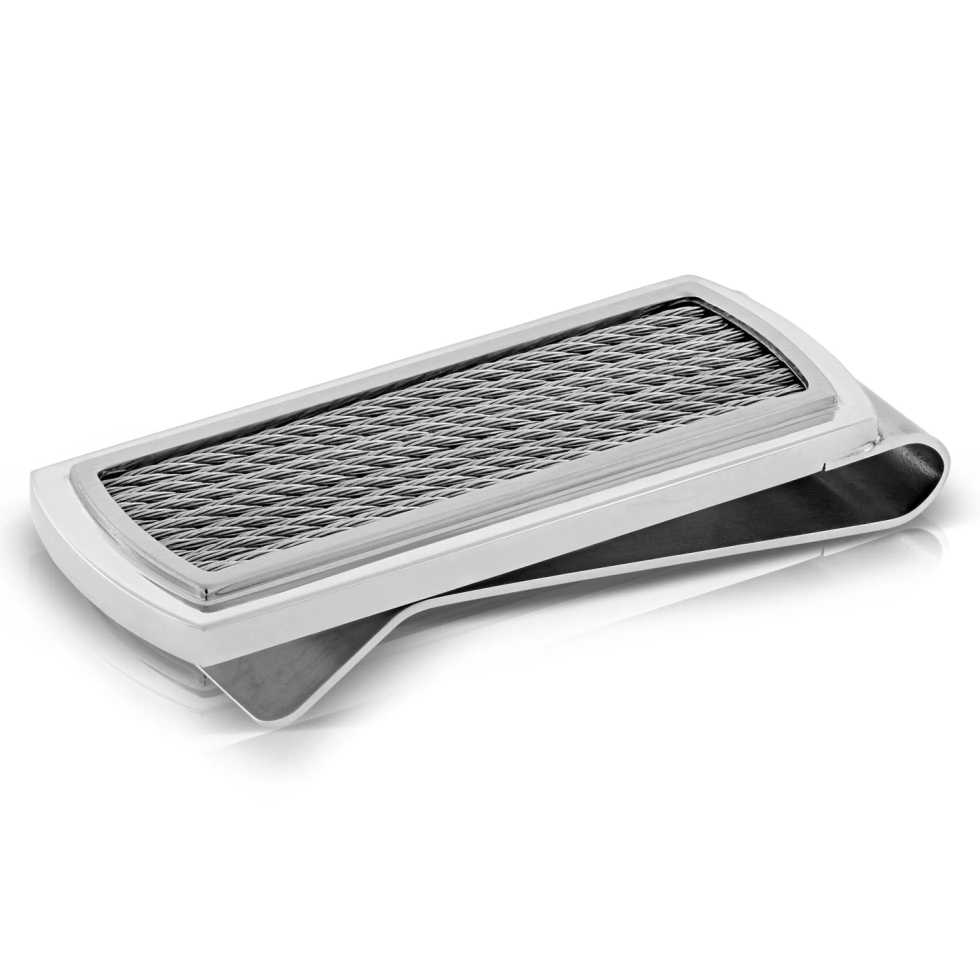 Cable Money Clip in Stainless Steel