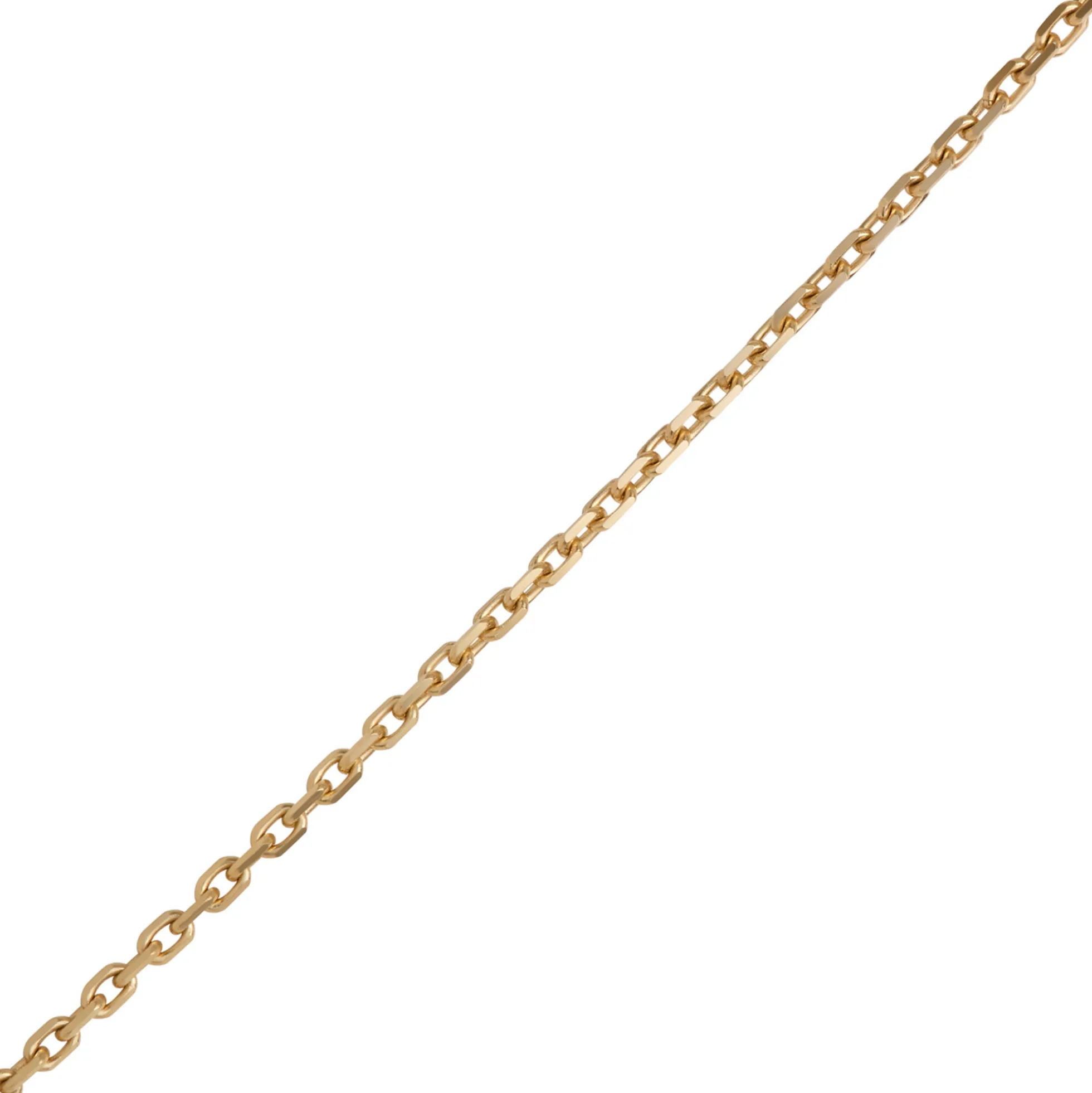 Charm Necklace with 13 Discs, 14K Yellow Gold