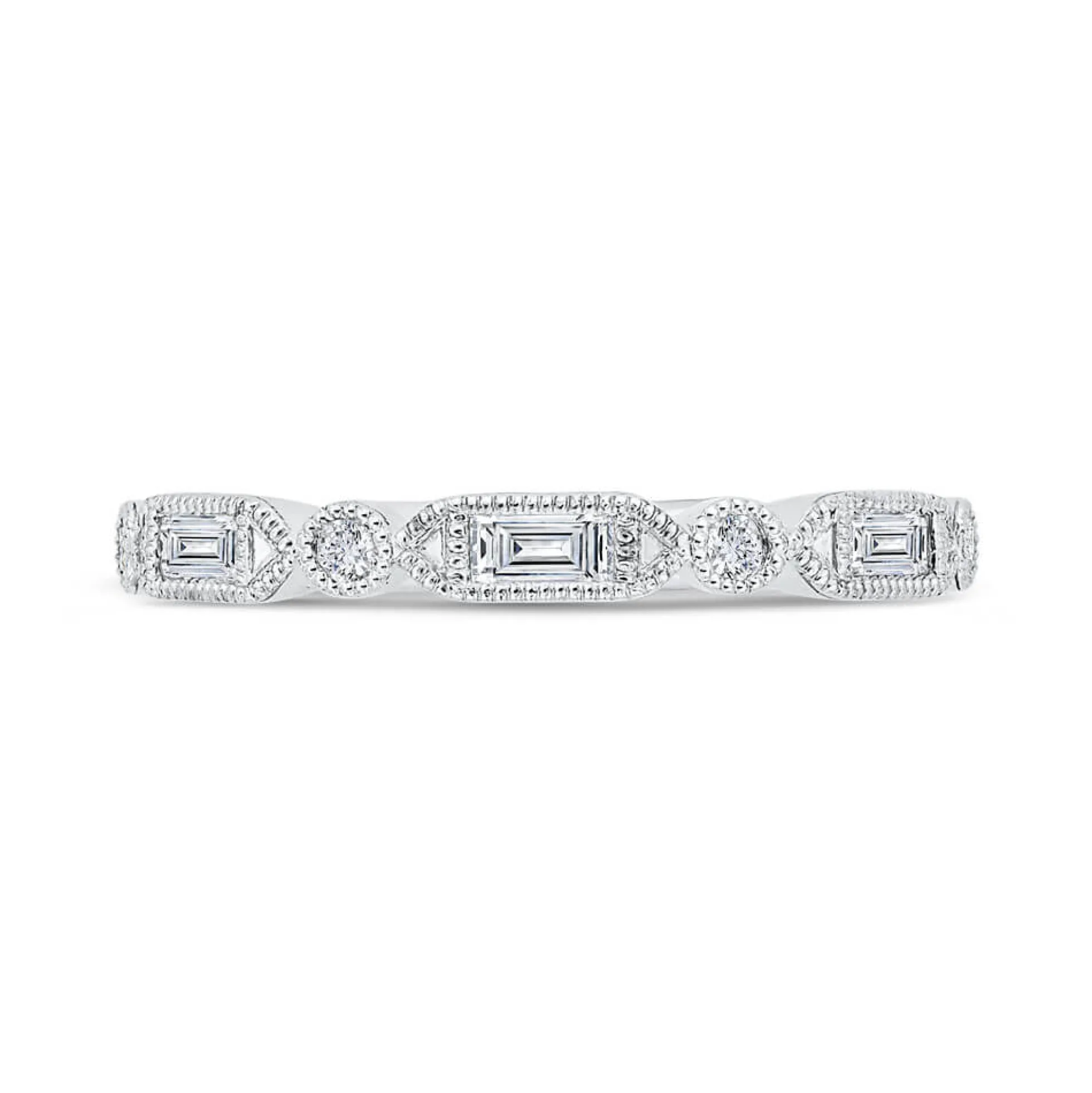 Classic Bella Ponte Bridal Band, ¼ Total Carat Weight, 14K White Gold