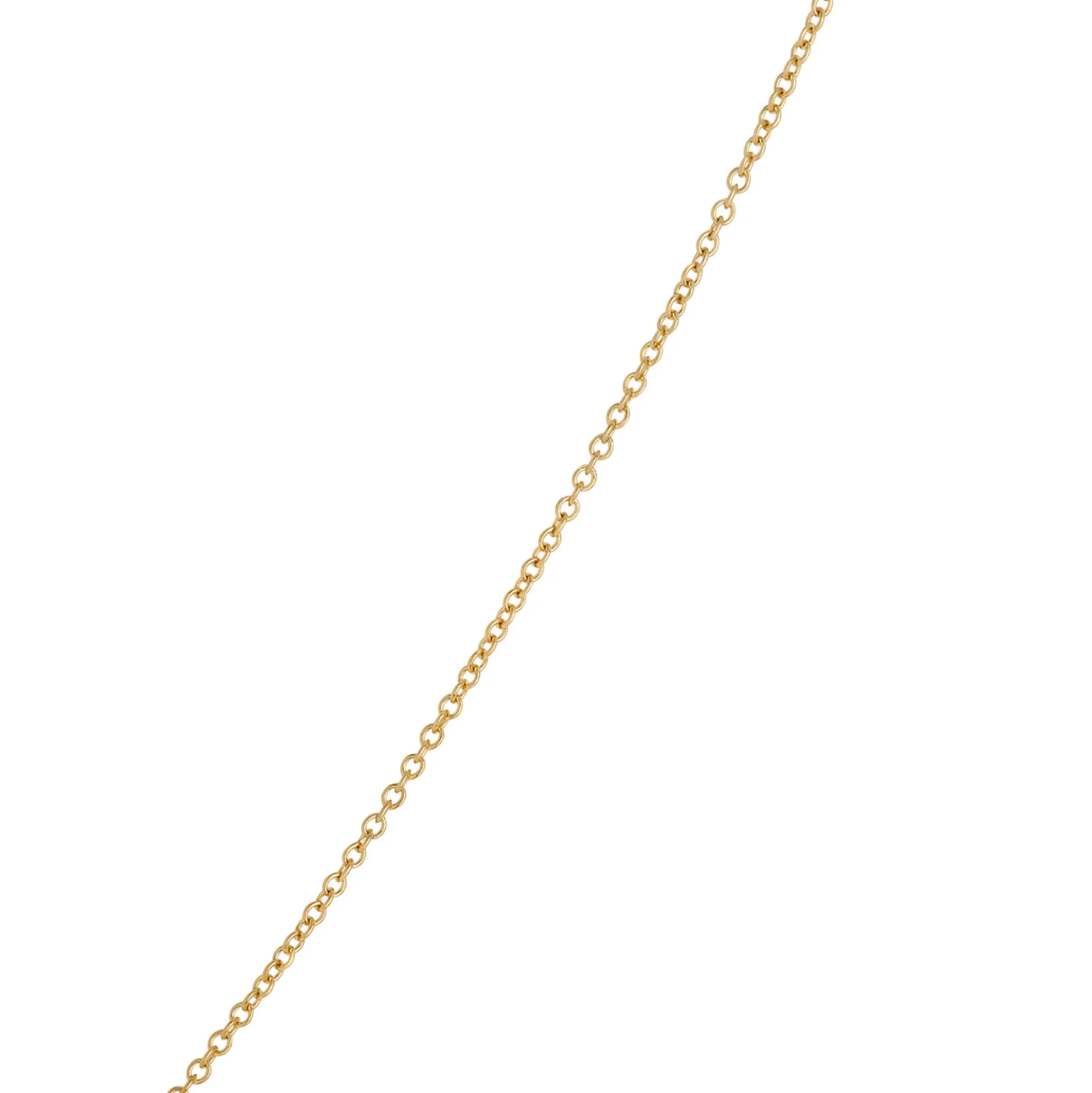 Classic Diamond Station Necklace, ½ Carat Total Weight, 14K Yellow Gold