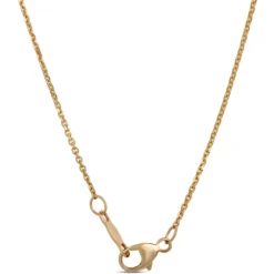 Classic Round Diamond Pendant, ½ Carat, 18K Yellow Gold