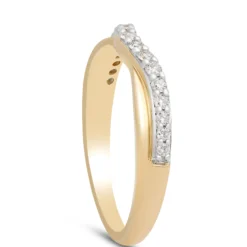 Contour Diamond Anniversary Band, 14K White Gold