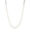 Cultured Freshwater Pearl Necklace in Sterling Silver