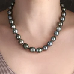 Cultured South Sea Tahitian Pearl Strand 14K, 18
