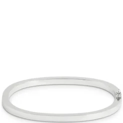 Cushion Shaped Bracelet, Sterling Silver