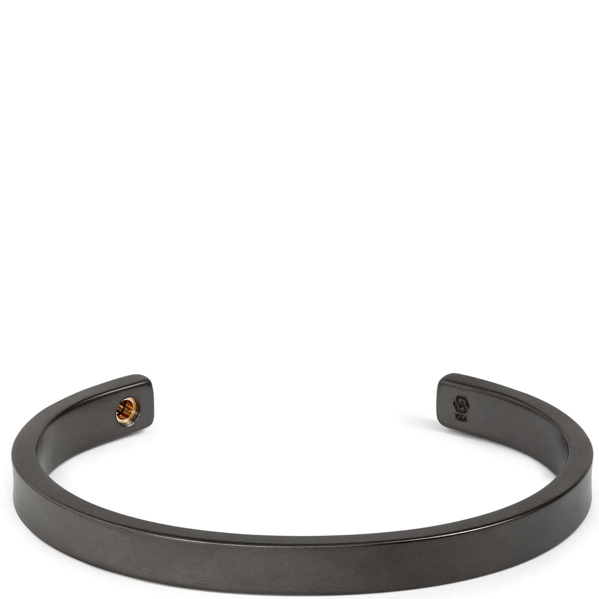 Dark Foiled Stainless-Steel Men’s Cuff, 6mm