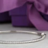 Diamond Bangle Bracelet 14K