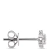 Diamond Cluster Studs, 14K White Gold