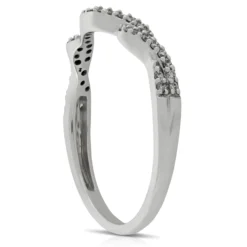 Diamond Contour Band 14K