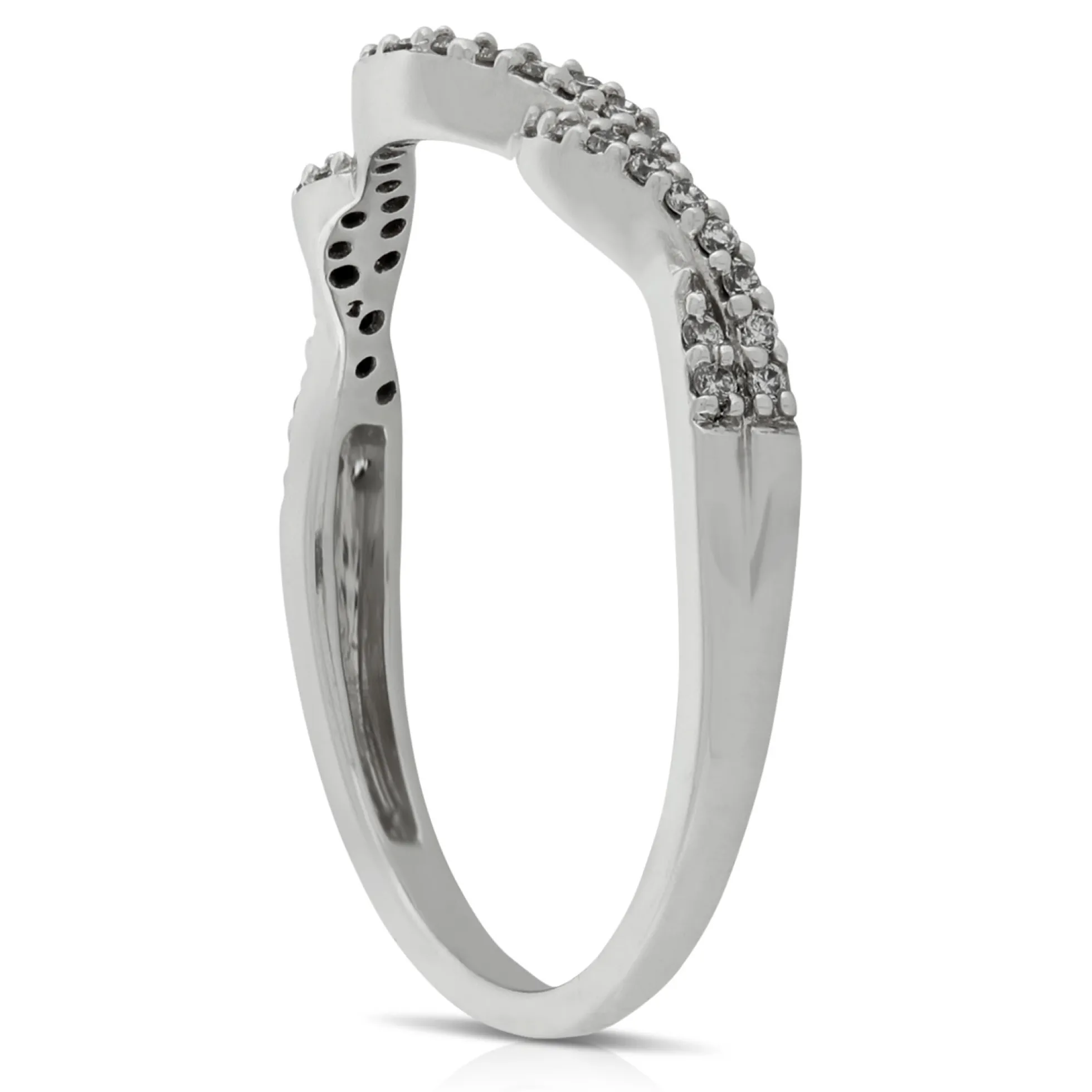 Diamond Contour Band 14K