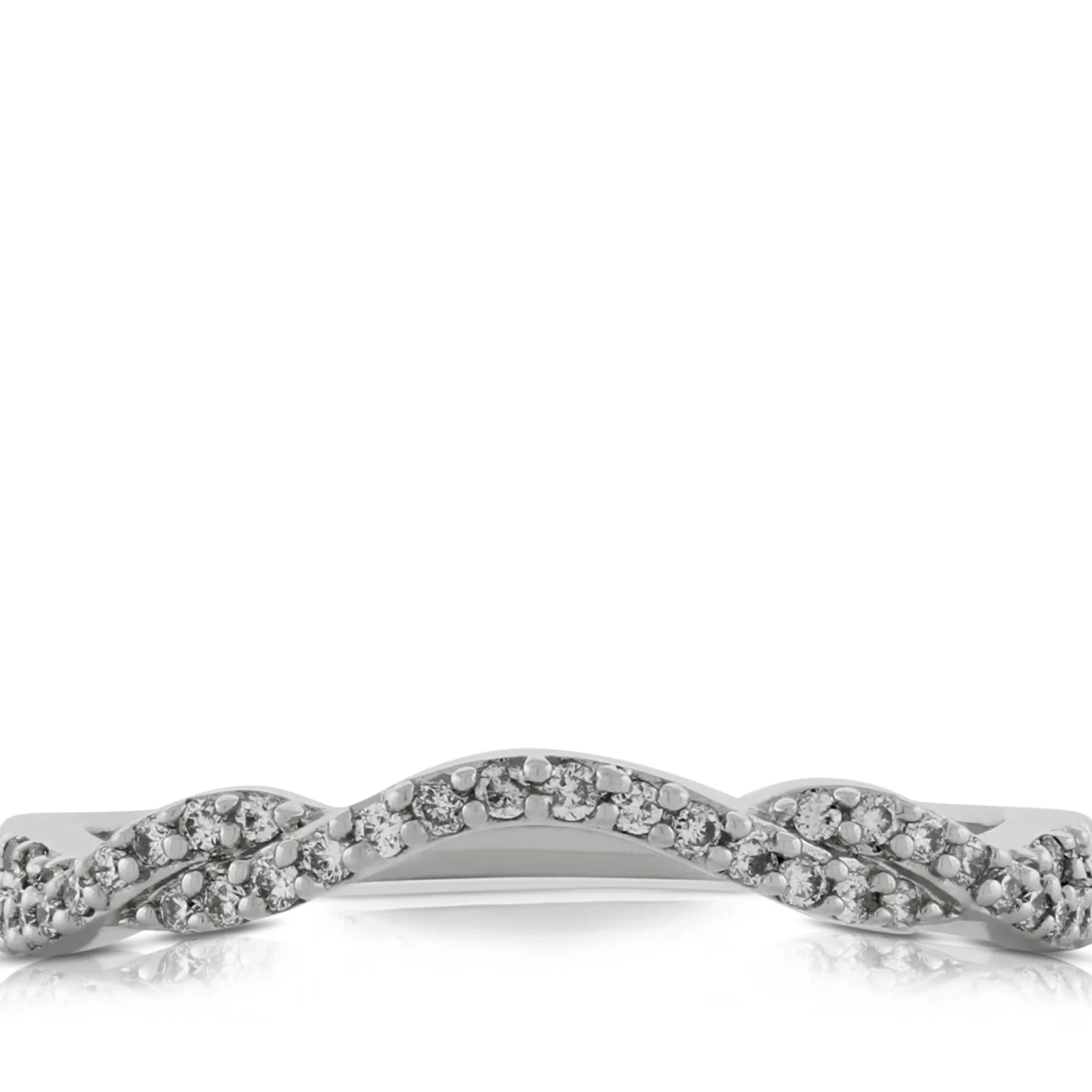 Diamond Contour Band 14K