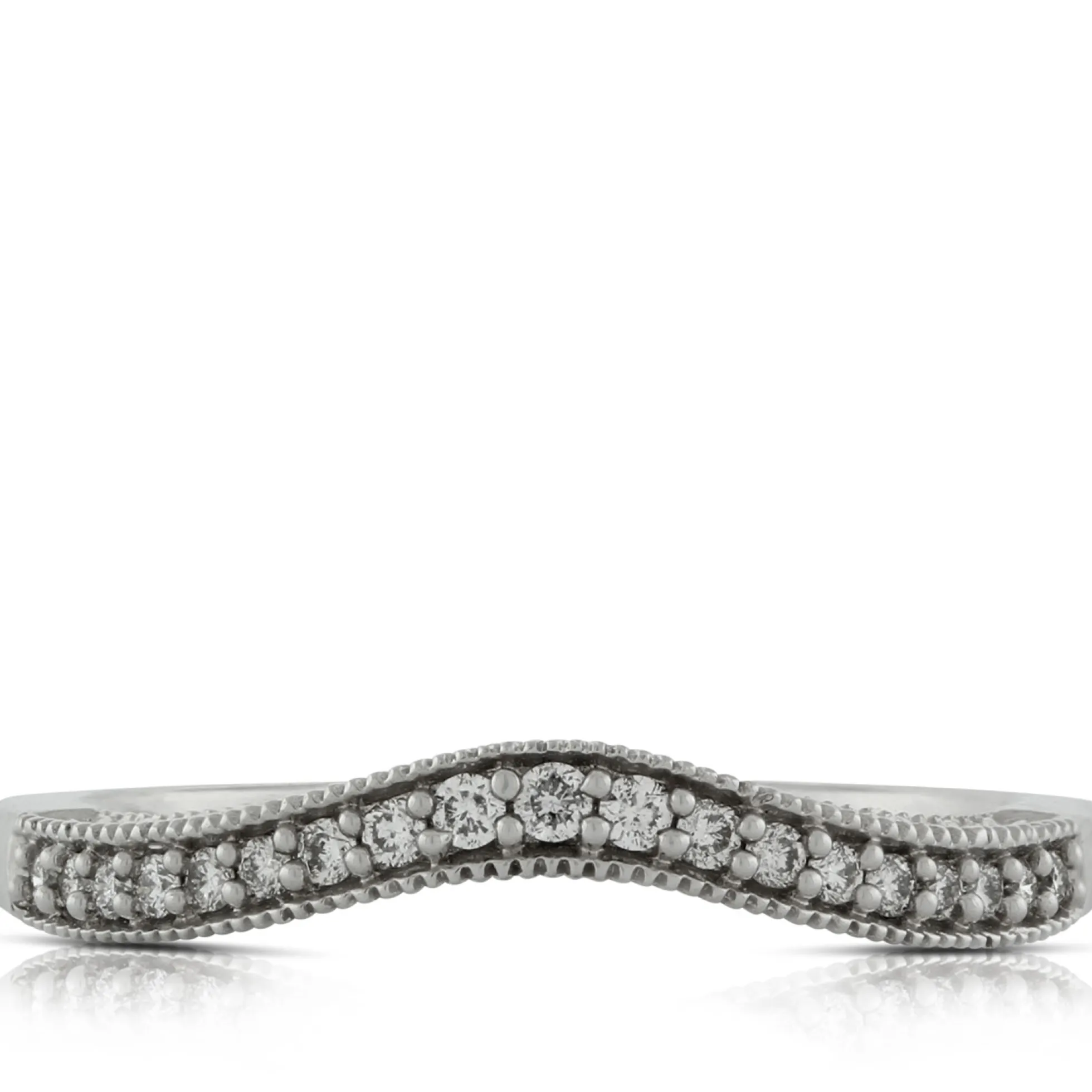 Diamond Contour Band 14K