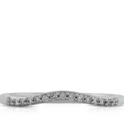 Diamond Contour Band 14K