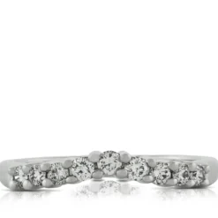 Diamond Contour Band 14K