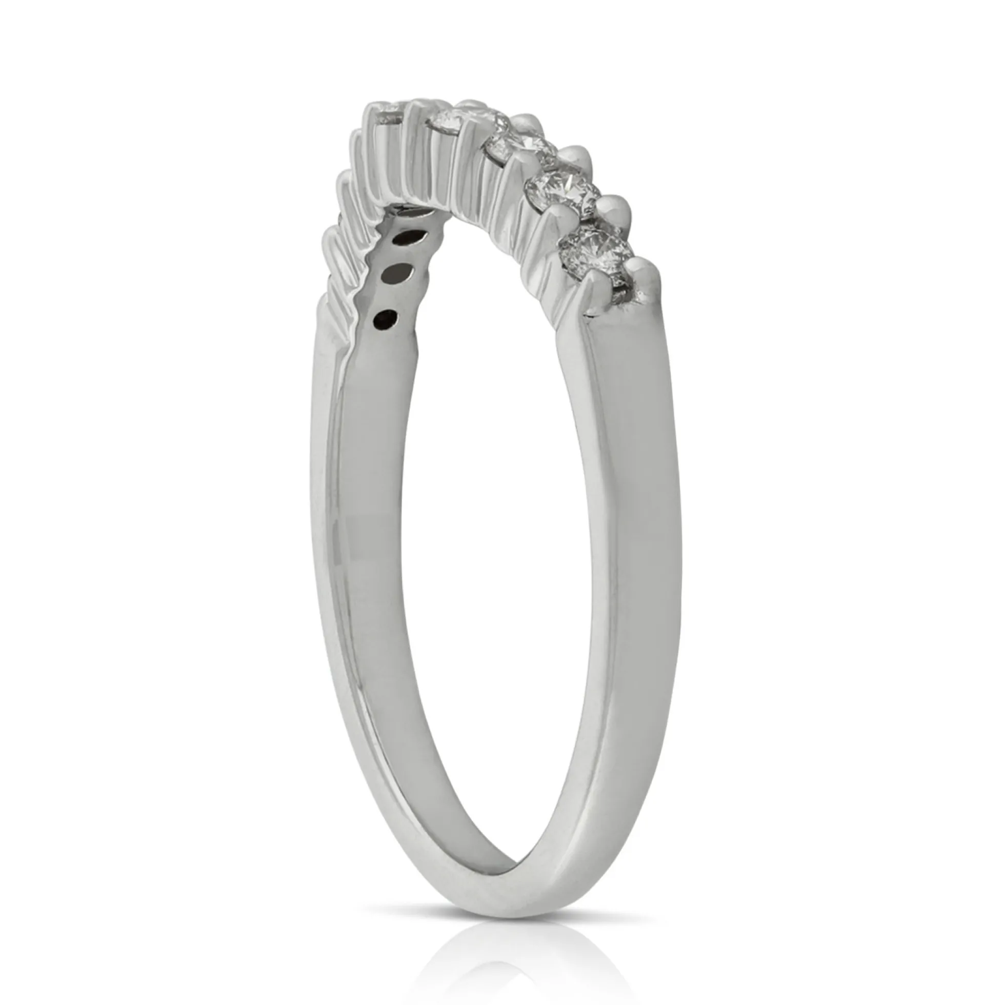 Diamond Contour Band 14K