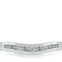 Diamond Contour Band 14K