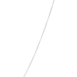 Diamond Cross Necklace, 14K White Gold