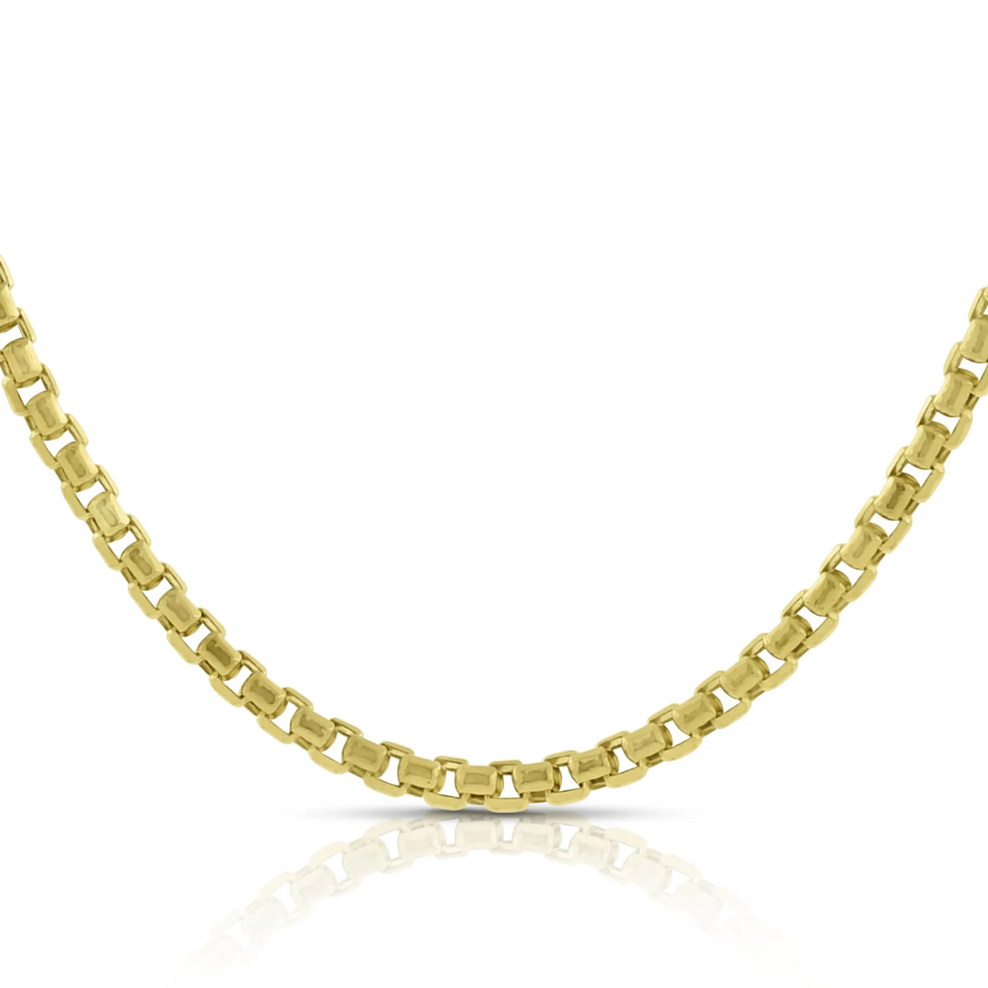 Diamond Cut Box Chain 14K, 18"