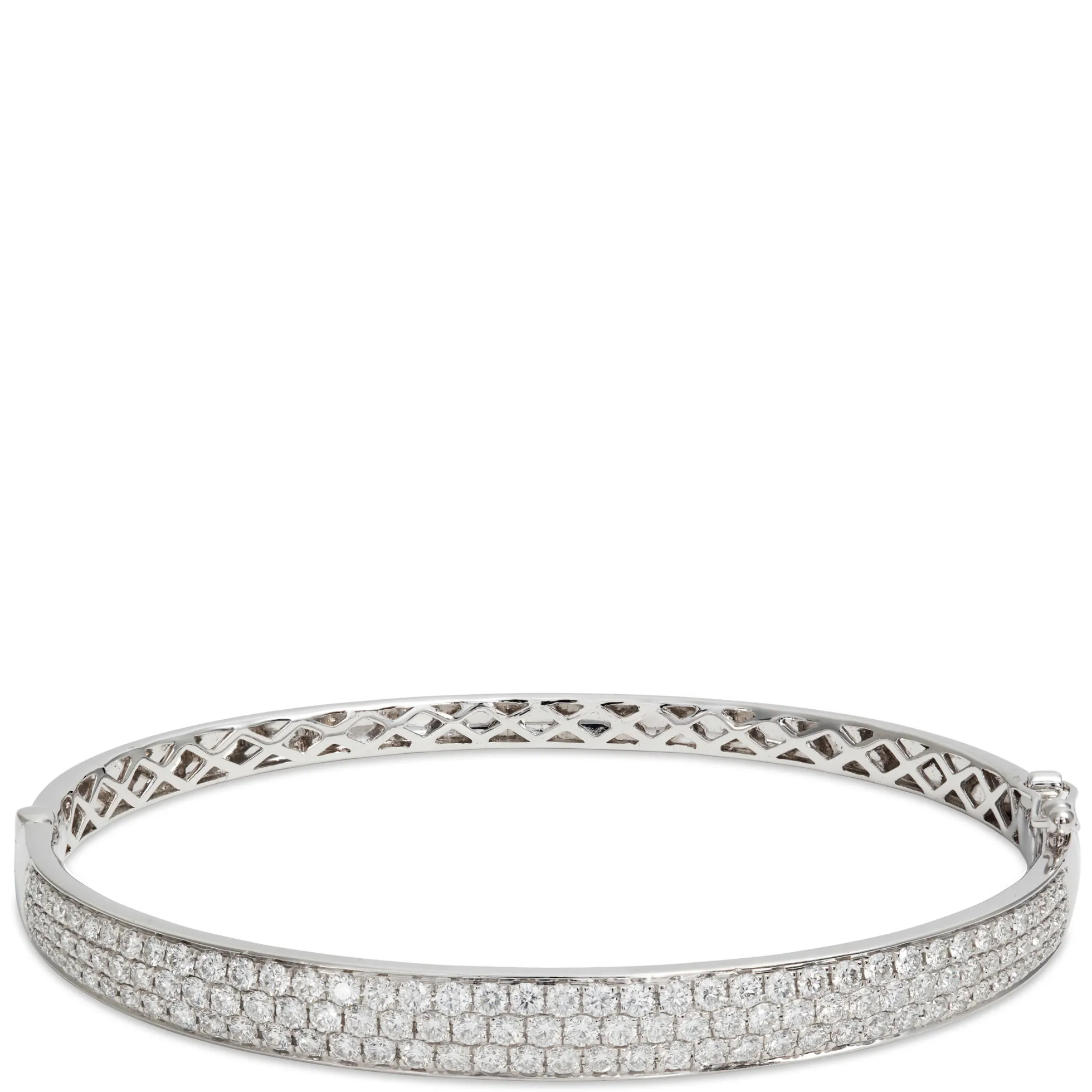 Diamond Pavé Bangle 14K, 2.3 ctw.