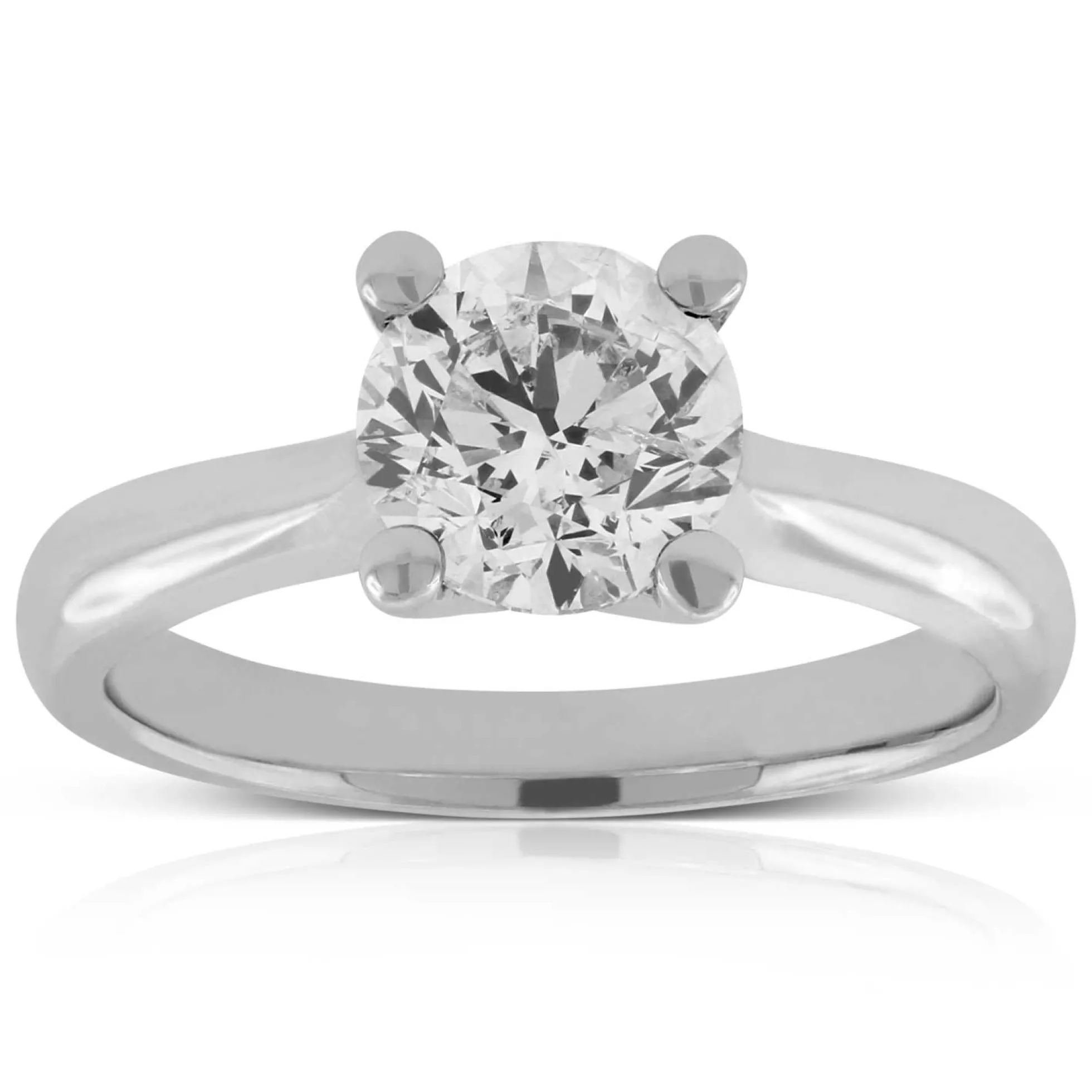 Diamond Solitaire Ring 14K, 1 & 1/2 ct.