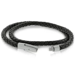 Double Wrap Leather Bracelet