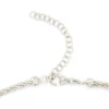 Flexible 18-Inch Neck Chain, 14K White Gold