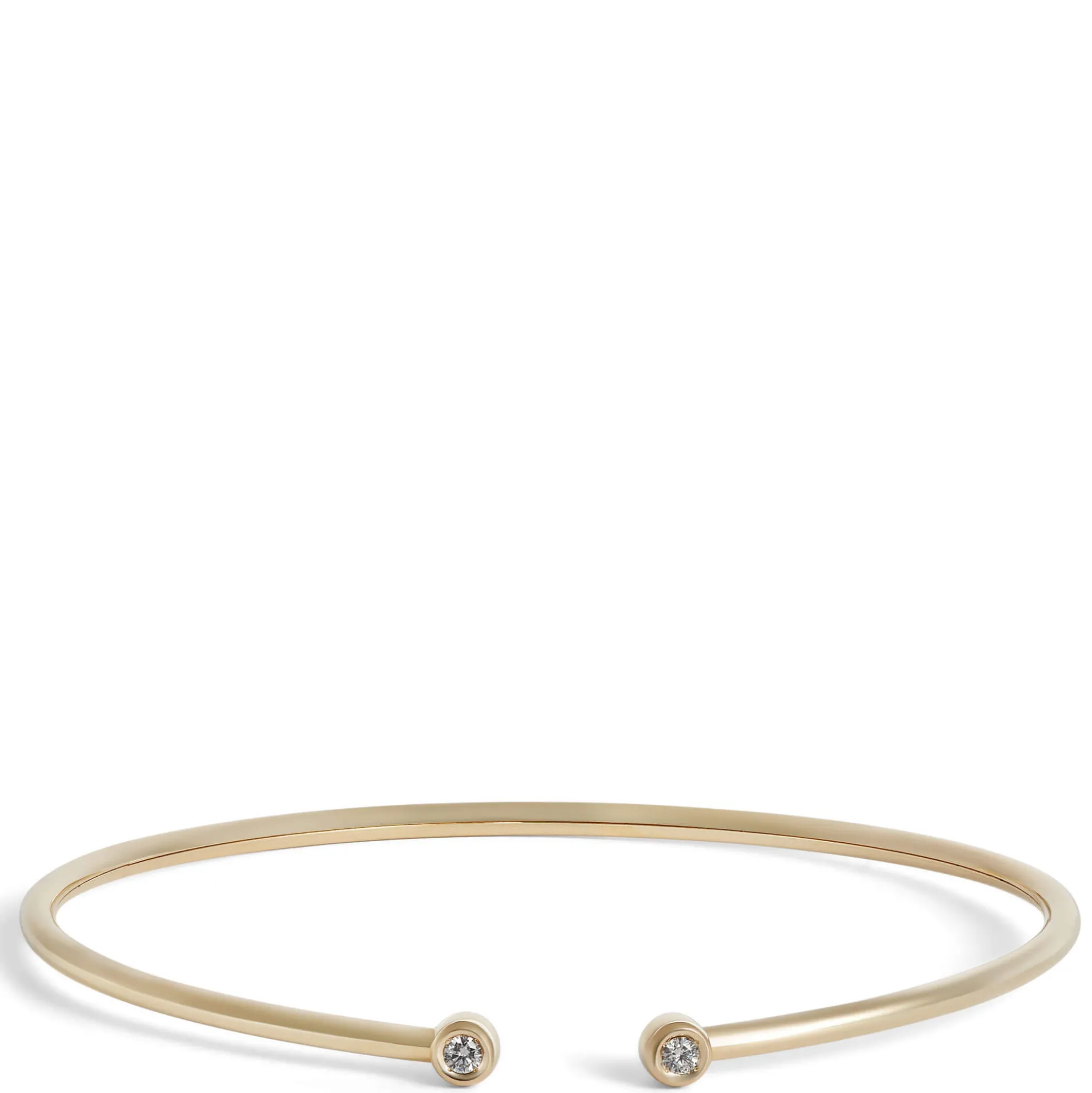 Flexy Cuff Diamond Bracelet, 14K Yellow Gold