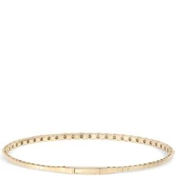 Flexy Pyramid Bangle, 14K Yellow Gold
