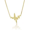 Heartbeat Necklace 14K