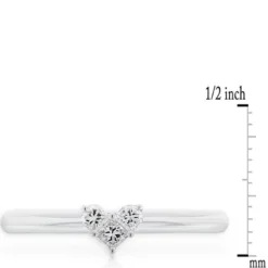 Heart Diamond Ring 14K