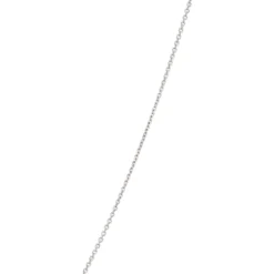 Heart Shaped Diamond Pendant Necklace, ½ Carat Total Weight, 14K White Gold