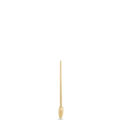 Heart Shaped Pin Hoops, 14K Yellow Gold