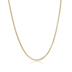 Hollow Round Box Chain 14K, 24"