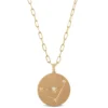 Ikuma Canadian Diamond Capricorn Zodiac Necklace, 14K Yellow Gold