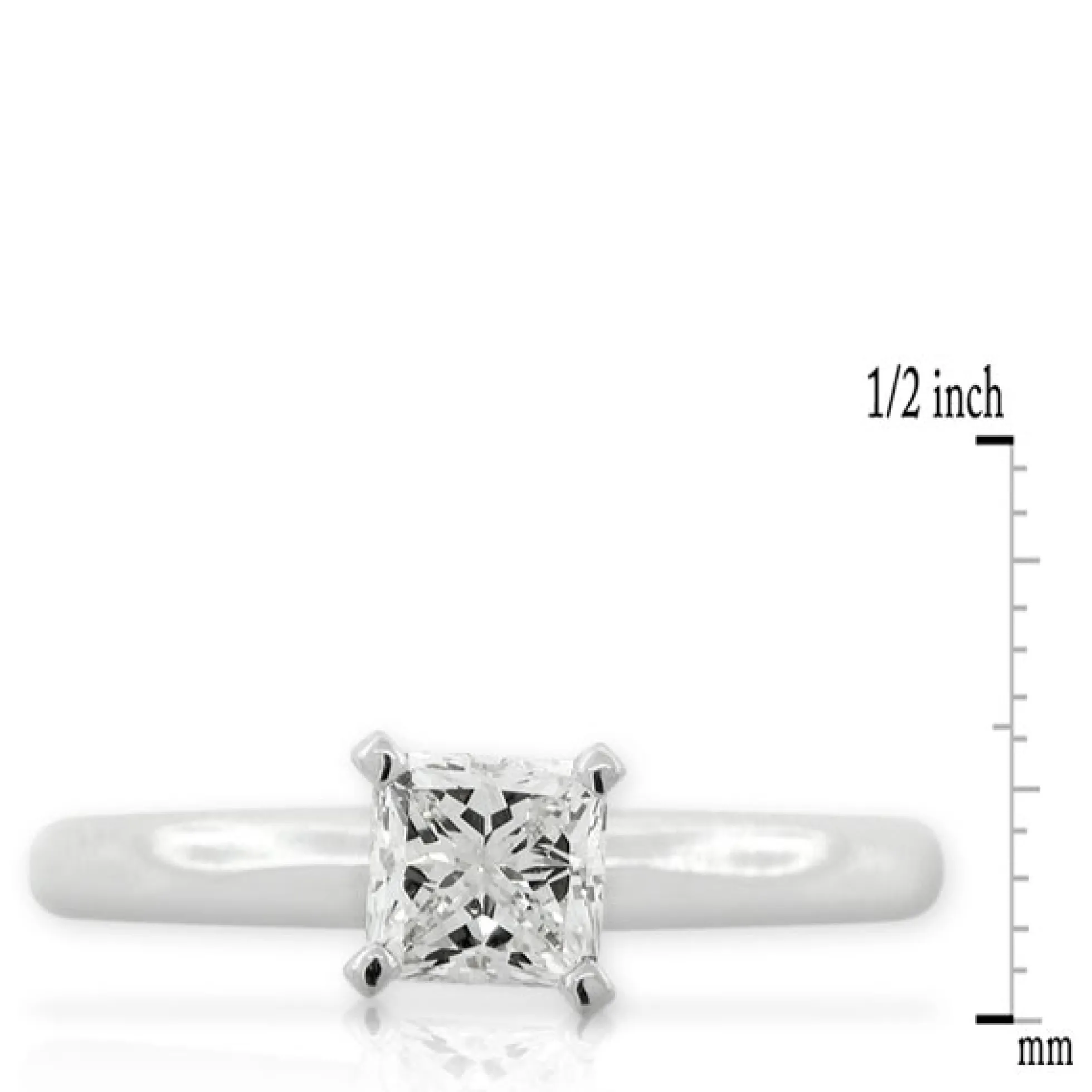 Ikuma Canadian Diamond Princess Cut Ring 14K, 3/4 ct.
