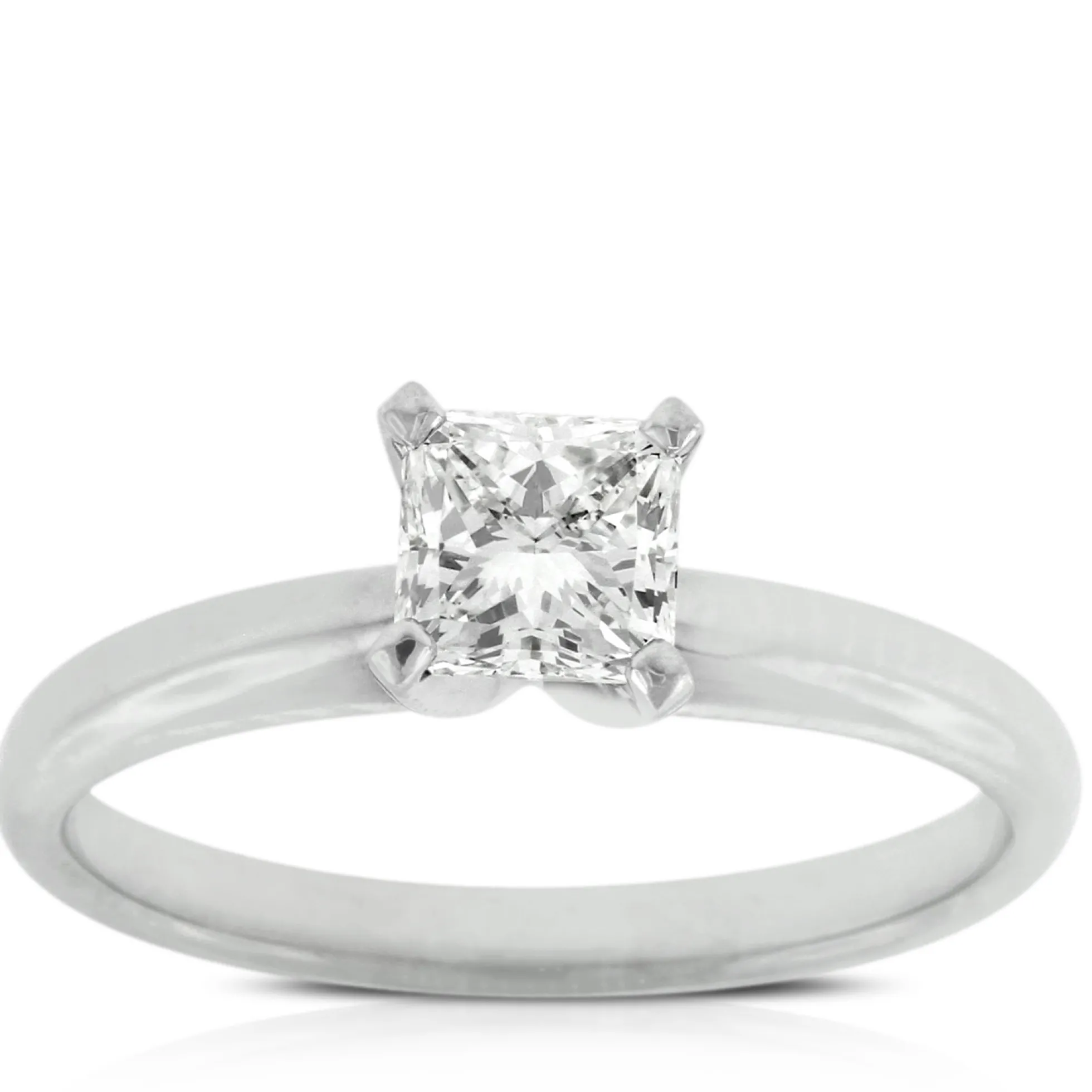 Ikuma Canadian Diamond Princess Cut Ring 14K, 3/4 ct.