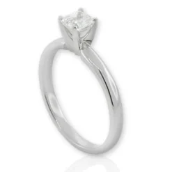 Ikuma Canadian Princess Cut Diamond Solitaire Ring 14K, 1/2 ct.