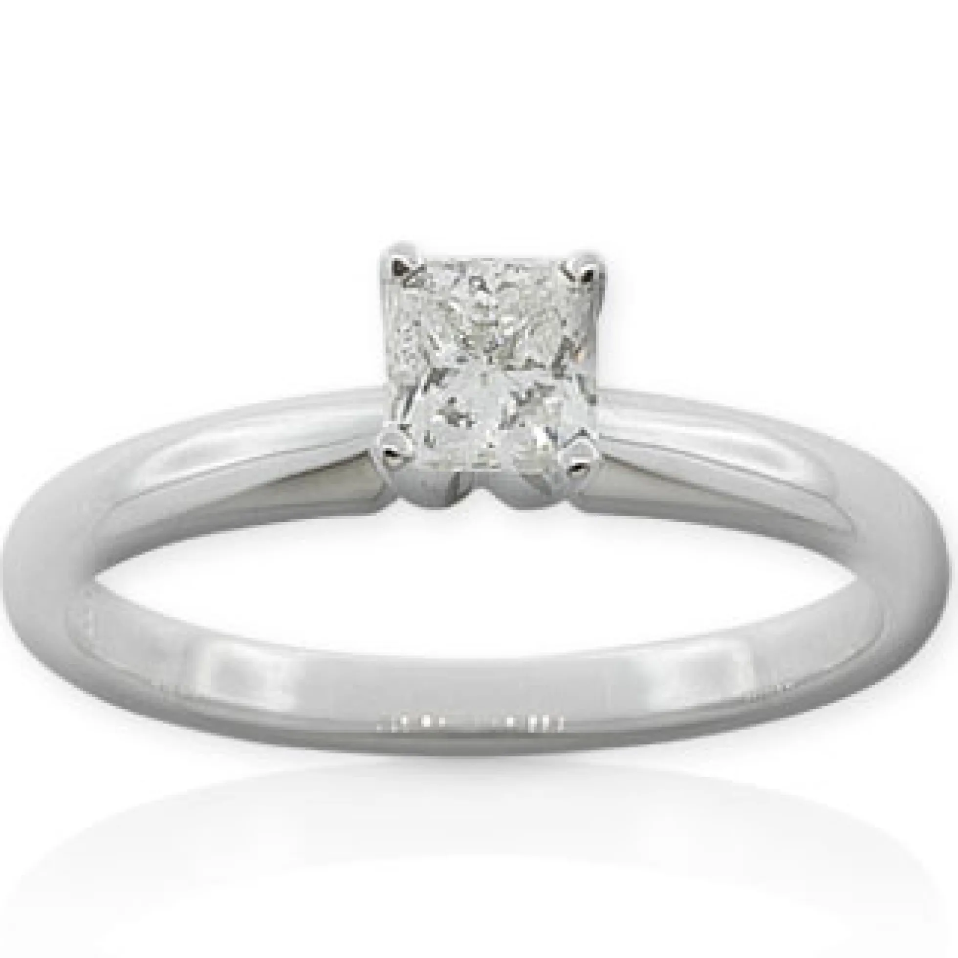 Ikuma Canadian Princess Cut Diamond Solitaire Ring 14K, 1/2 ct.