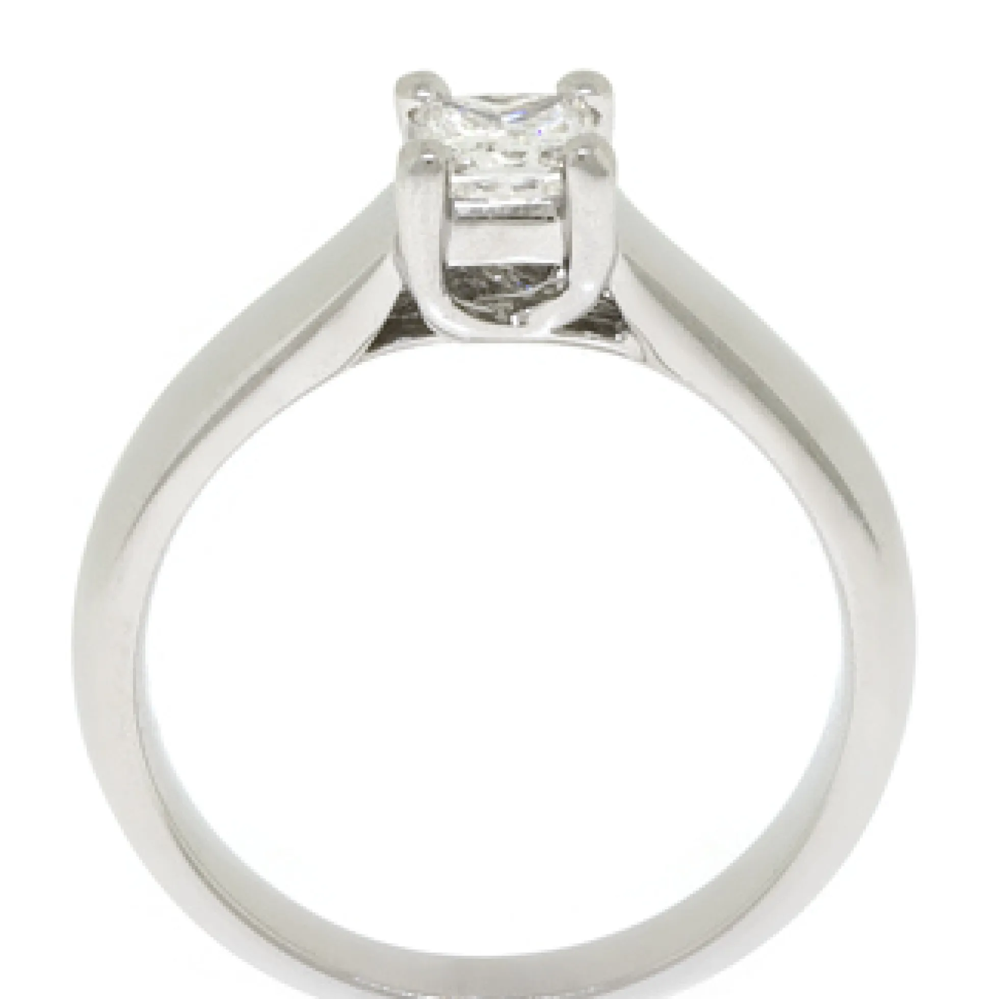 Ikuma Canadian Princess Cut Diamond Solitaire Ring 14K, 1/2 ct.