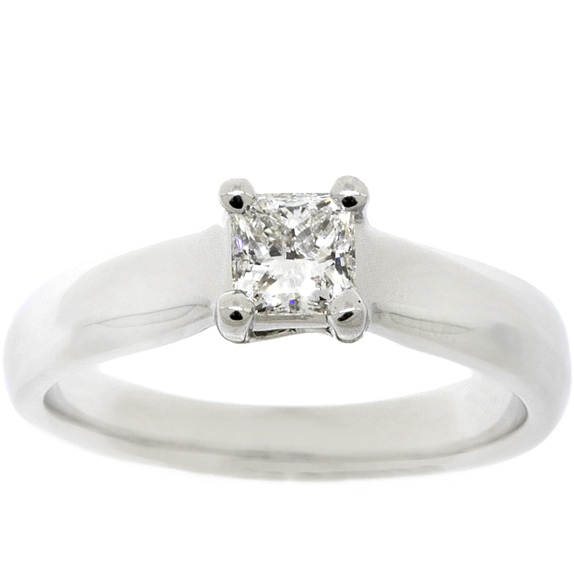 Ikuma Canadian Princess Cut Diamond Solitaire Ring 14K, 1/2 ct.